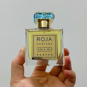 Marca de lujo Roja Isola Blu Perfume 50ML ELIXIR Olor floral afrutado Fragancia de París Elysium 3.4fl.oz olor duradero buen spray