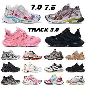 Luxury merk Runner 7.0 7.5 Track 3.0 Dress Shoes Men Men Dames Sneakers Track lopers Designer schoenen lopers Bourgundy 7 Jogging Wandellopers Mens Trainers Dhgate