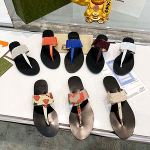 Luxe Merk Sandalen Designer Vrouwen Slippers Slides Bloemen Brokaat Lederen Slippers Vrouwen Schoenen Sandaal Modeontwerper Dames