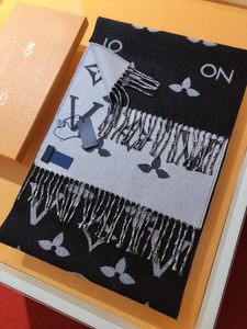 Marque de luxe Écharpe Designer Cachemire Écharpes pour Hommes Femmes Hiver Chaud laine Châle Unisexe Mode V lettre Haute Qualité rose noir gris kaki
