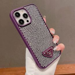 Luxe merk sprankelend kristal diamant telefoonhoesje geschikt voor iPhone 14 Pro Max Strass telefoonhoesje geschikt voor iPhone 13 12 11 schokabsorberende hoes 240102