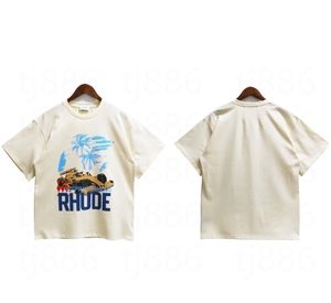 Marque de luxe été rhude t-shirt hommes femmes surdimensionné sxl chemise de créateur teeshort manches t-shirt séchage rapide dessus respirants rh chemise décontractée polos haute St EAUL