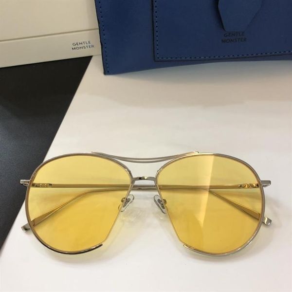 Óculos de sol de marca de luxo-2018 nova marca coreana top v gm jumping jack óculos de sol de luxo feminino masculino óculos de sol lente oceano com 2563