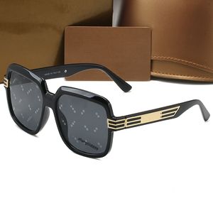 Lunettes de soleil de marque de luxe pour hommes et femmes Designer Fashion Vintage Big Frame Oversize Square Sunglasses de haute qualité Protection UV Glasse-soleil Eyewear 0900