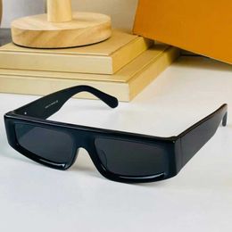 Sonnenbrille der Luxusmarke Z2611W, personalisierte Mode für Herren und Damen, schwarzer Rahmen mit Logo-Bügeln, lässige All-Match-Brille