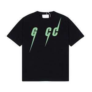 T-shirt de marque de luxe G designer hommes cool t-shirt à manches courtes t-shirt d'été décontracté sweat-shirt respirant lettre imprimée chemise blanche homme t-shirt de haute qualité