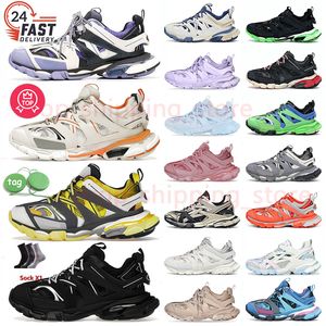 Zapatos de marca de lujo Track 3 3.0 Zapatillas de deporte casuales de diseñador OG Original 18ss Tess.s. Gomma Leather Nylon Impreso Tracks 3 Zapatillas Hombre Mujer Runner Outdoor Shoe 36-45