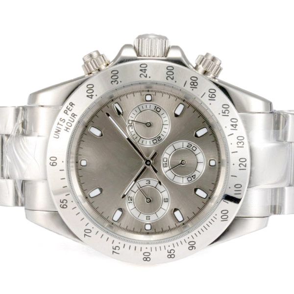 Montres de montres de marque de luxe montres de 40 mm mécanique automatique Couronne montre gris cadran 40 mm Designer montre hommes de haute qualité 40 mm montres automatiques pour l'homme