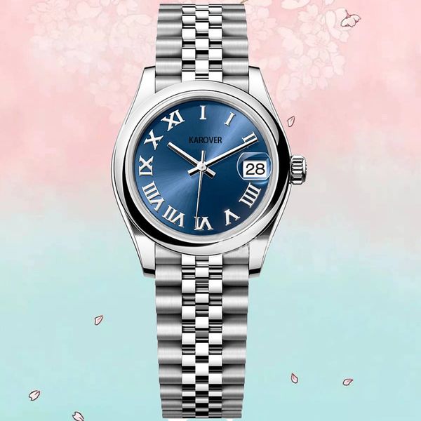 Luxury Brand Watch Quality Automatic Watch 311 mm Lady Watch Blue Arabe Numerals Calal