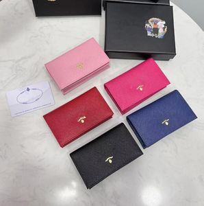 Luxe Merk Vrouwen Korte Portefeuilles Designer Metalen Driehoek Flip Portemonnees Kaarthouders Tassen Dames Clutch Bags Ritsvak Lange Portemonnee Vrouwelijke Opslag Portemonnees