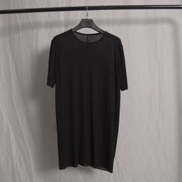 T-shirt Semi-transparent en laine de marque de luxe T-shirts de haute qualité T-shirt femmes hauts minces