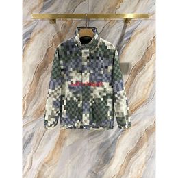 Chaqueta de hombre con cremallera de marca de lujo con diseño de un solo pecho con estampado exquisito y de alta calidad para otoño e invierno chaqueta vaquera de diseño superior nuevo S-3XL