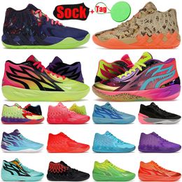 Original lamelos Ball mb.02 zapatillas digitales de baloncesto camuflado zapatillas deportivas de parte baja zapatillas deportivas al aire libre Nickelodeon Slime