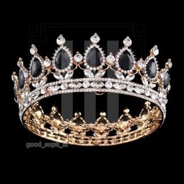 Luxe bruids kroon hoofddeksels Rhinestone Crystals Royal Wedding Crowns Princess Designer Crystal Hair Accessoires Verjaardagsfeestje Tiaras Quinceaner Sweet 249