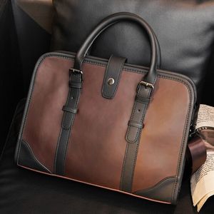Porte-documents de luxe pour femmes d'affaires, sacs à bandoulière pour ordinateur portable, fourre-tout pour hommes, sac à main pour ordinateur