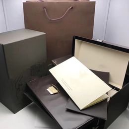 Boîte en bois de montre brune de luxe pour 5711, 5726, 5716 Boîte de rangement de haute qualité de haute qualité