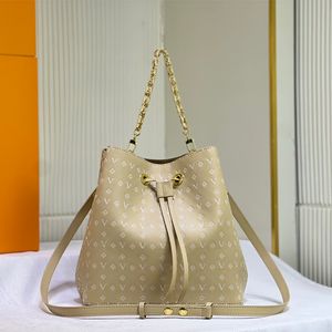 Luxe bucket bag Echt lederen designer draagtassen voor dames Topkwaliteit handtas-schoudertassen met hoge capaciteit Designer Crossbody Bag
