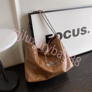 Sac seau de luxe grands sacs fourre-tout sacs de créateurs sacs à bandoulière blanc en cuir véritable chaîne en argent bureau voyage shopping sacs à main pour femmes sacs à main de marque