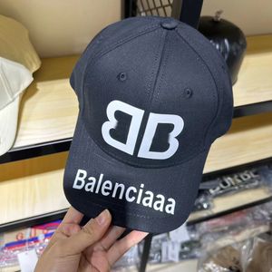 Sombrero de cubo de lujo Gorra de béisbol de diseñador Lavado con agua Denim Soft Top Bb Logo Sombrero de lengua de pato Sombreros de sombra de protección solar unisex