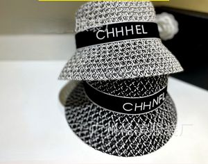 Luxe emmer hoed designer letters Amboidered Wide Brim Hat Hoge kwaliteit Cap Sunshade Casquette