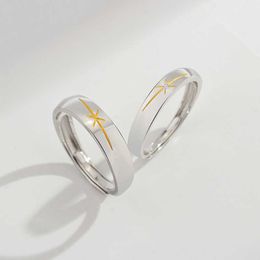 Luxe Bvlgr top sieraden accessoires ontwerper vrouw aurora Liefde Mannen en Vrouwen Paar Ring Verstelbare Opening Eenvoudige Persoonlijkheid Creatief Student Paar Ring