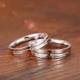 Luxe Bvlgr top sieraden accessoires ontwerper vrouw Treasure Forever Love Couple Ring Foreserver Diamond Set Engelse Letter Zirkoon Open Paar ring Valentijnsdag