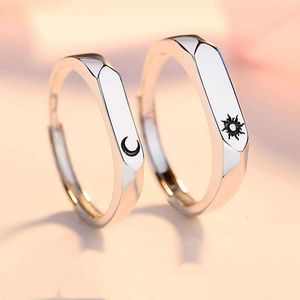 Luxe Bvlgr Bague top bijoux accessoires designer femme Baojia Sun Moon Paire Bague Mâle et Femelle Diamant Plat Index Doigt Couple haute qualité Cadeau de la Saint-Valentin
