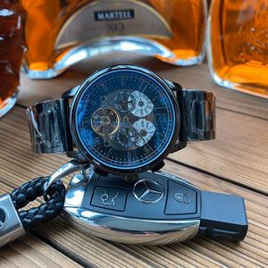 Luxe Business Mens Horloges Alle Kleine Dials Werkbeweging Korloge Daydate Rvs Band Mechanische Automatische Polshorloges voor Mannen Gift Rejoles Hoge kwaliteit