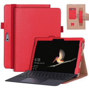 Luxe Zakelijke PU Leather Case Cover voor Microsoft Surface Go 10 inch Tablet met Hand Houder Grip Shell Kaart slots5603810