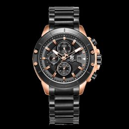 Luxe herenhorloge in zakelijke stijl quartz waterdichte horloges staal polshorloge Nieuwe modeproducten in Europa en Amerika