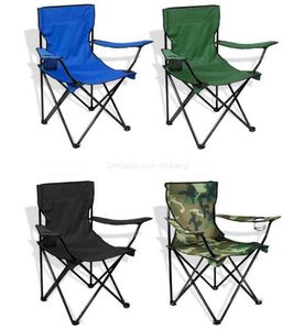 luxe Camping Opvouwbare canvas Stoel Lichtgewicht Opvouwbaar Kamp Wandelen outdoor Gereedschapskruk Tuin RVS opvouwbaar Lounge Ligstoelen Alkingline