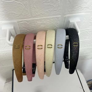 Luxe Snoep Kleur Metalen Letter Hoofdbanden Brei Breed 3CM Designer Letter C Merk Haarbanden Voor Vrouwen Meisjes Merk Elastische Hoofdband Beroemde Mode Hoofdband Hoofdband