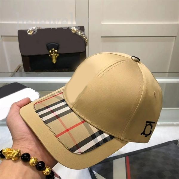 Casquette de luxe commune mens designer chapeau couleur unie lettre b motif délicat gorras confortable rayé réglable casquette de baseball accessoires de mode PJ048 C23