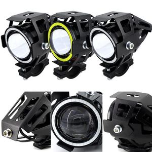 Luxe auto motorfiets elektrische autolamp U7 Laser Gun Angel Eye Lens Led-koplamp 15w