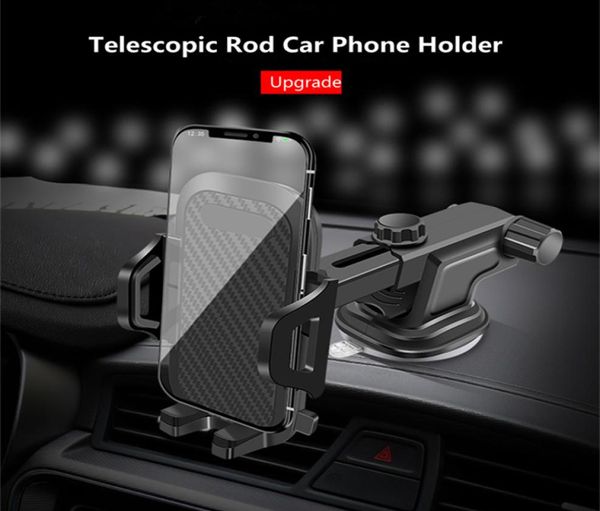 Porte-téléphonie de voiture de luxe pour iPhone 11 Pro Plus Windshield Car Mount Phone Stand Car Stands pour Samsung S20 Note 106488274
