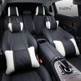 Luxe autokussen nappa voor Mercedes Benz Maybach S-Klasse hoofdsteun lederen auto reizen neksteun kussens ondersteuning kussen