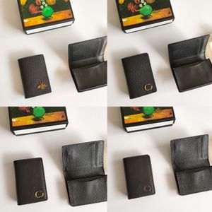 Luxe kaarthouder designer Marmont portemonnee portemonnee hoge kwaliteit gewatteerd leer korte flap portemonnee creditcardhouder clutch portemonnee