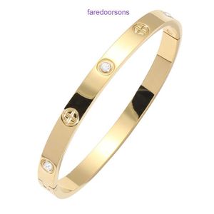 Luxe Carter Designer schroevendraaierarmband Mode roestvrijstalen kruisspijkerpositie diamant titanium goud licht luxe Instagram Have Gift Box