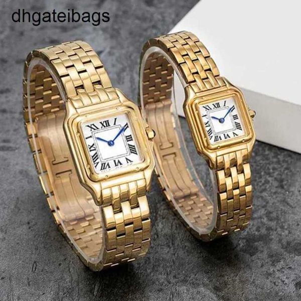 Carters de luxe montre réservoir montres suisses couple automatique sont faits de haute qualité importé en acier inoxydable quartz dames élégant noble table de diamant 50 mètres