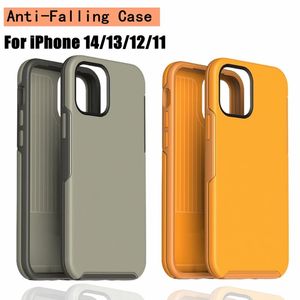 Études de luxe Case anti-chute pour iPhone 14 plus 13 12 Mini 11 Pro Max Protective Phone Cover