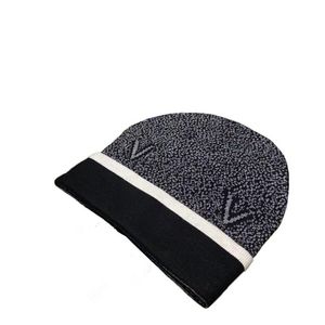 Cachemire de luxe tricoté chapeau designer Beanie cap hommes hiver décontracté laine chapeau chaud N-10