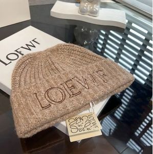 Luxe kasjmier gebreide hoed ontwerper Loewf beanie cap heren winter casual wol warme hoed