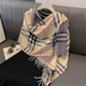 Luxe kasjmier sjaal Mode warme designer wintersjaal 180 * 65cm Merkprint Designer Damessjaals Wollen sjaals Klassieke vintage imitatie kasjmier geruite sjaal