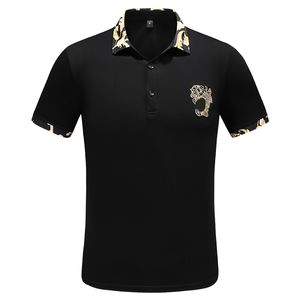 Luxe Casual mens T-shirt respirant polo Wear designer T-shirt à manches courtes 100% coton de haute qualité en gros noir et blanc taille M-3XL @ 05