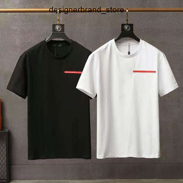 Luxury Casual Mens T-shirt New Wear Designer Designer à manches courtes 100% coton de haute qualité en gros noir et blanc tshirt tshirt tee m 2xl 01 r6hy