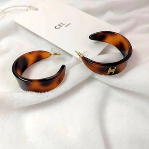 Boucles d'oreilles de concepteur de cercle Celibrand de luxe pour femmes tortuelles rétro vintage aretes oorbellen brincos ont nombres noms Cle boucles d'oreilles ringles bijoux