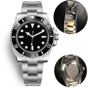 Keramische Bezel Mens Horloges Automatische Mechanische Beweging Groen Horloge Roestvrijstalen Originele Glijdende Armband 5Atm Zwem Horloge