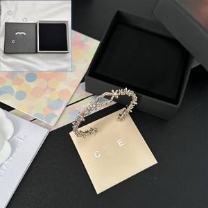 Luxury kanaal goud vergulde armband nieuw geschenk vergulde bangle hoogwaardige meisjes liefde charm sieraden verpakking klassieke designer armband