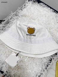 Enfants de luxe Fedora Kids Wide Brim Chapeaux Taille 3-8 T Girl Fisherman Hat Circonférence Environ 54 cm Baby Caps 24april