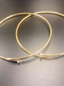 Luxe chokers JUSTE merkontwerper 24k titanium staal geen vervaging nagelkristal hoofd korte choker klassieke nagelboorkraag liefdesketting voor vrouwen met doos